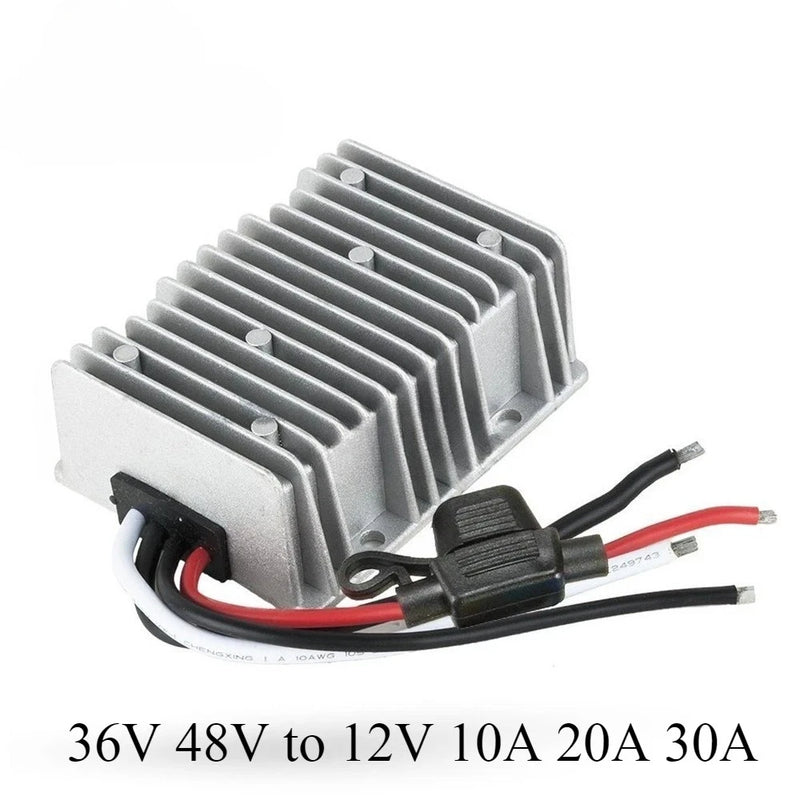 DC-DC Step Down Converter 36V 48V to 12V 10A 20A 30A Buck Regulator Waterproof