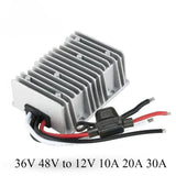 DC-DC Step Down Converter 36V 48V to 12V 10A 20A 30A Buck Regulator Waterproof