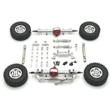 Metal Shock Absorber Brackets Upgrades Kits for 1/12 LC79 MN82 MN78 RC Car Siver