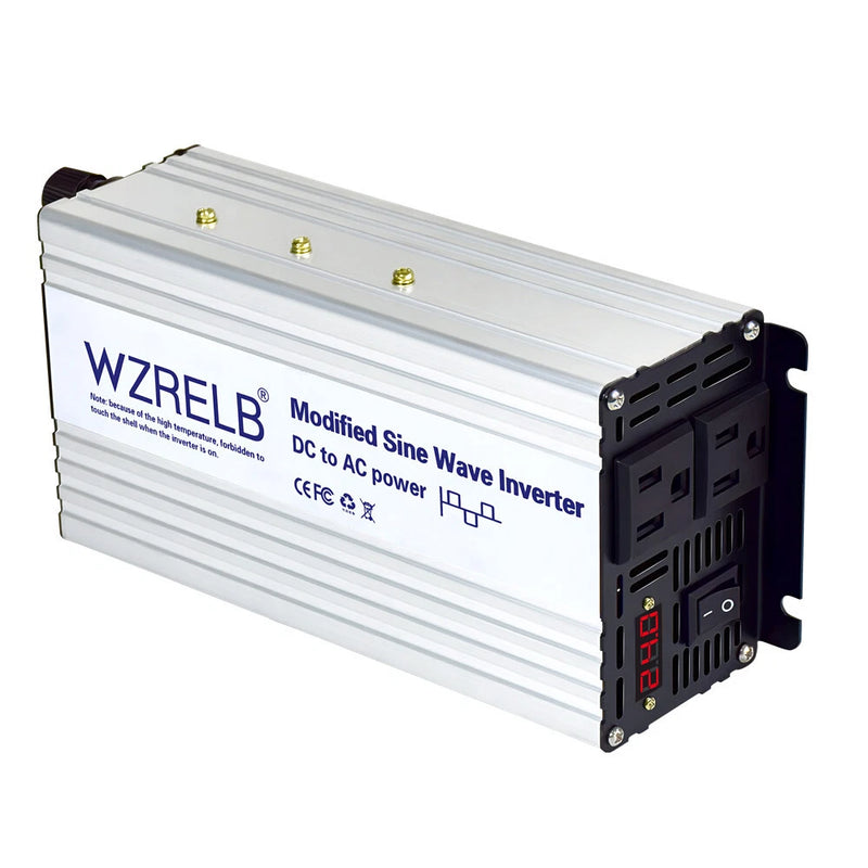 24V to 120V Modified Sine Wave Inverter 800W Power Converter Car Truck Motor RV