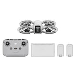 Mini drone with 4K camera, controller, and two spare batteries