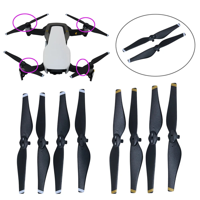 4pcs Quick Release Propellers Carbon Fiber Prop Blade For DJI Mavic Air Drone