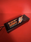 RCHackers RC LiPo battery pack, black with 5200mAh and 600C markings