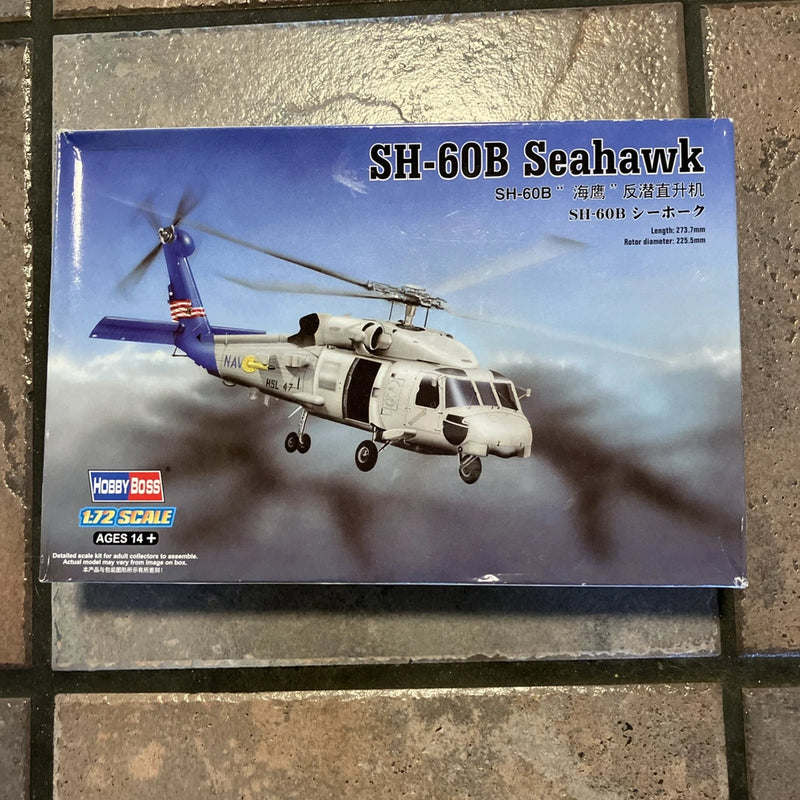 HobbyBoss 1/72 SH-60B Seahawk plastic model kit box art