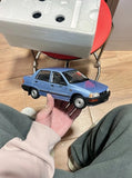 1:18 Scale Daihatsu Charade 7100 Sedan Blue Diecast Model Car