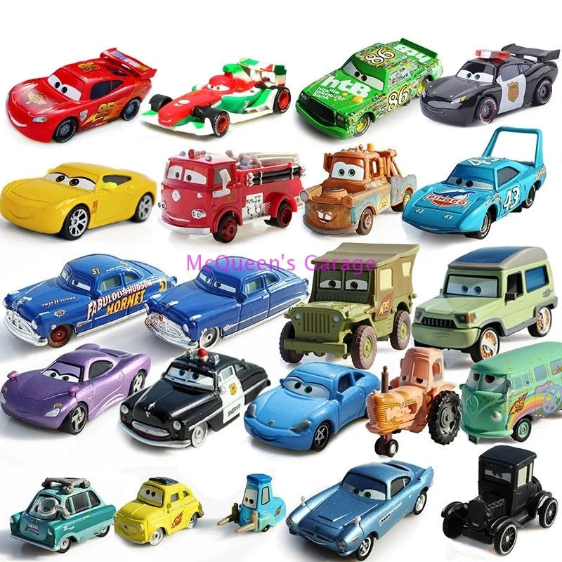 Disney Pixar Cars Diecast Vehicles Radiator Springs - Lightning McQueen, Mater