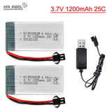 3.7V 1200mAh 25C Lipo Battery SM plug for Syma X5SW X5SC X5C JJRC H5P RC Drone