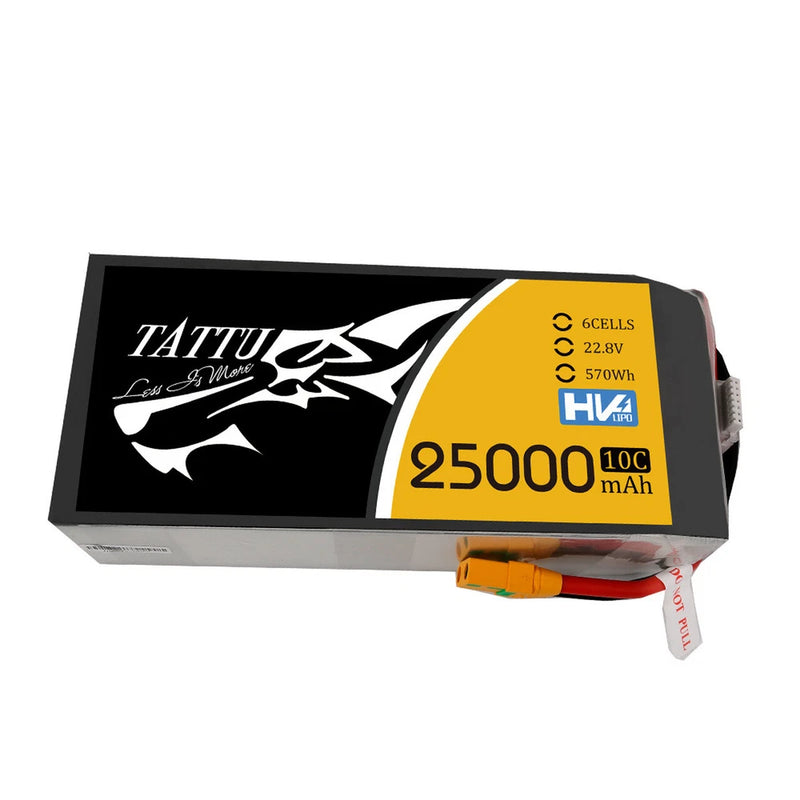 Tattu 22.8V 6S 25000mAh 10C UAV Battery XT90-S Plug For UAV Multicopter