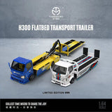 TimeMicro 1:63 H300 Flatbed Transport Trailer Alloy Vehicle Collection Car