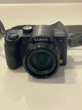 Panasonic LUMIX DMC-FZ5 Black Leica 12x Zoom Compact Camera Tested Working