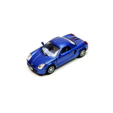 5026D) 5" Kinsmart Toyota MR2 Diecast Model Toy Car. 1:32 SCALE. Blue color.