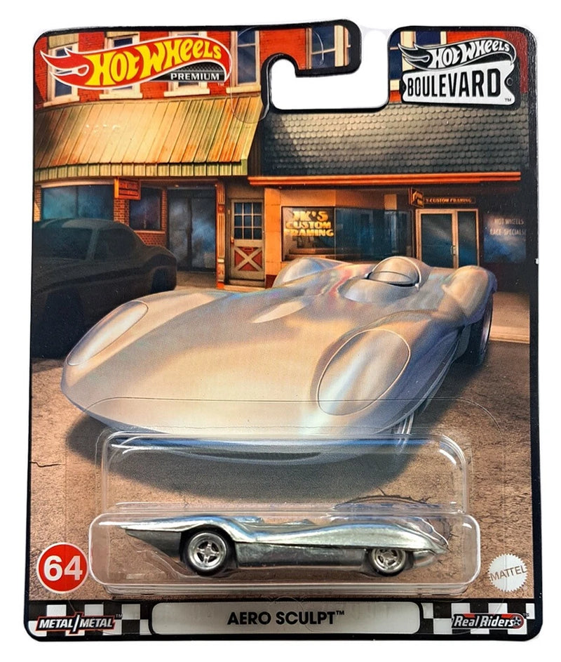 HOT WHEELS PREMIUM BOULEVARD AERO SCULPT #64 HCR06
