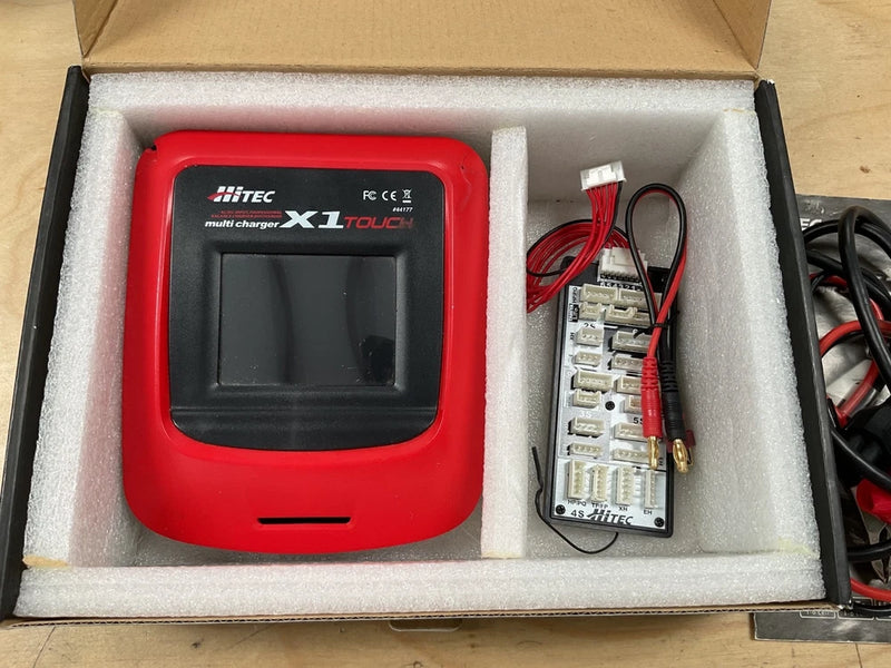Hitec X1 Touch Multicharger with Balance Board Lipo Charger Battery