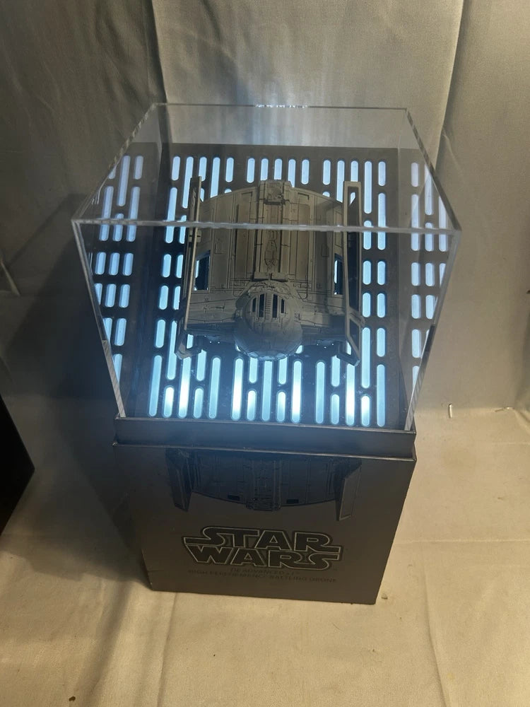 Star Wars battling drone launch crate with blue LED light panels and open top