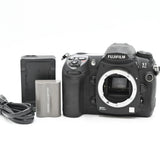 Fujifilm FinePix S5 Pro DSLR camera body, Nikon F-mount, with battery and cable
