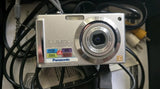 Panasonic LUMIX FS3 8.1MP Digital Camera Silver For Parts