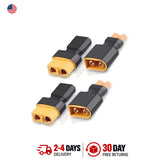 XT30 to XT60 Female Male Adapter Pair for RC Drone Car Lipo NiMH Battery Charger Battery