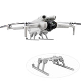 Foldable landing gear protector bracket for DJI Mini 4 Pro drone, gray metal arms
