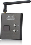 5.8G RC832 Mini FPV Receiver Double-Screen Display for FPV Quadcopter Drone