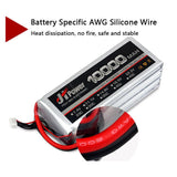 11.1V 10000mAh Large Capacity Battery with USB cable for RC FPV Drone Car Boat