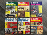 SCALE MODELS Magazine 1970 6pc Lot Hobby Model Kit UK Airplane Boat Car Figures