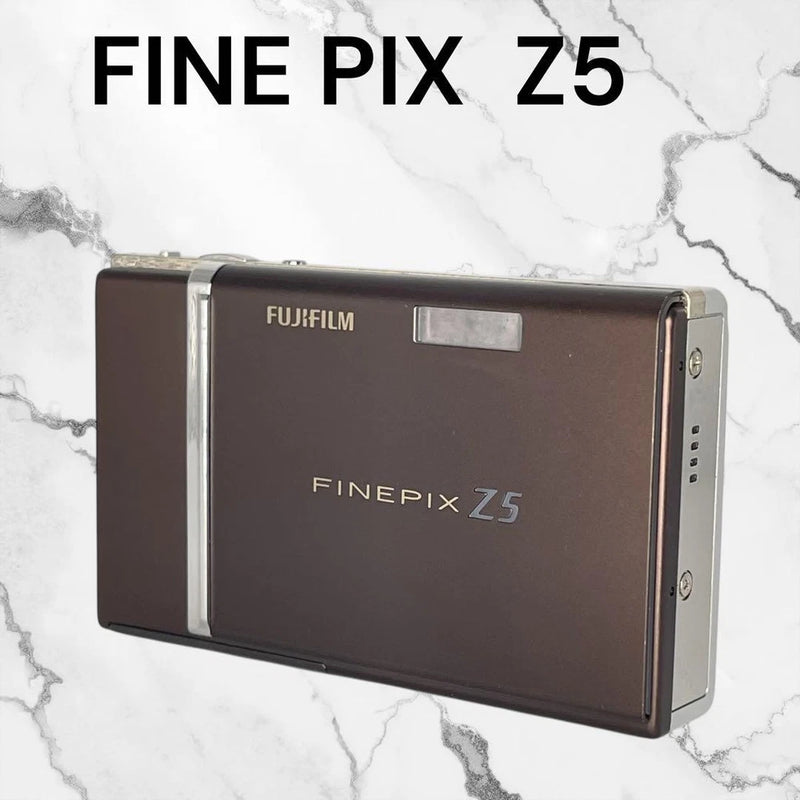 FUJIFILM FINEPIX Z5 Brown Compact Digital Camera Tested Working Japan