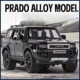 1:32 Prado SUV Car Model Toys Alloy Die-casting Pull Back 6 Doors Opened