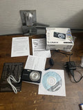 Lumix DMC-F5 14MP Black Digital Camera Digicam Like New Complete In Box 4GB SD