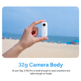 SJCAM C100pro Action Camera 4K Magnetic Portable Small Video Camera for Travel