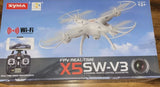 Syma X5SW-V3 2.4Ghz 4CH WiFi FPV Drone 6-Axis Gyro RC Quadcopter Drone W/ Camera
