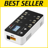 WhoopStor V3: 6 Port 1S LiPo Battery Charger and Discharger