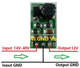 1PCS 5W 7-40V to 3-12V DC DC Buck Converter Module Step-Down Voltage regulator