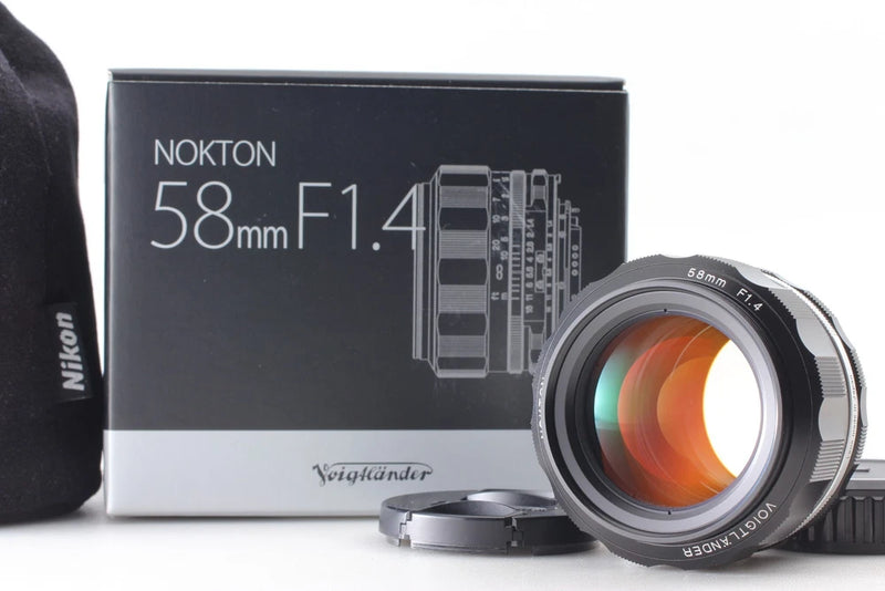 [Top MINT in Box] Voigtlander NOKTON 58mm f/1.4 SL II S Lens for Nikon F JAPAN