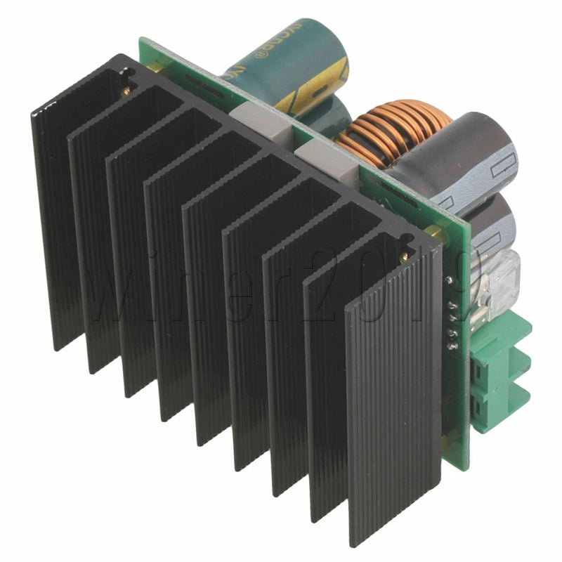 Metal Plastic DC12V-60V to 12V-80V 1200W Boost Step-Up Power Constant Current