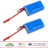 400mAh 2S LiPo Battery Pack with JST Plug for Micro Racing Drone Quadcopter