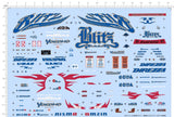 1/32 water slide decals R34 Blitz D1GP  2005 for model car (62874G)