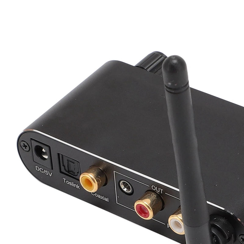 Digital To Analog Sound Converter Optical Coaxial AUX USB Bluetooth MIC Inp XJJH