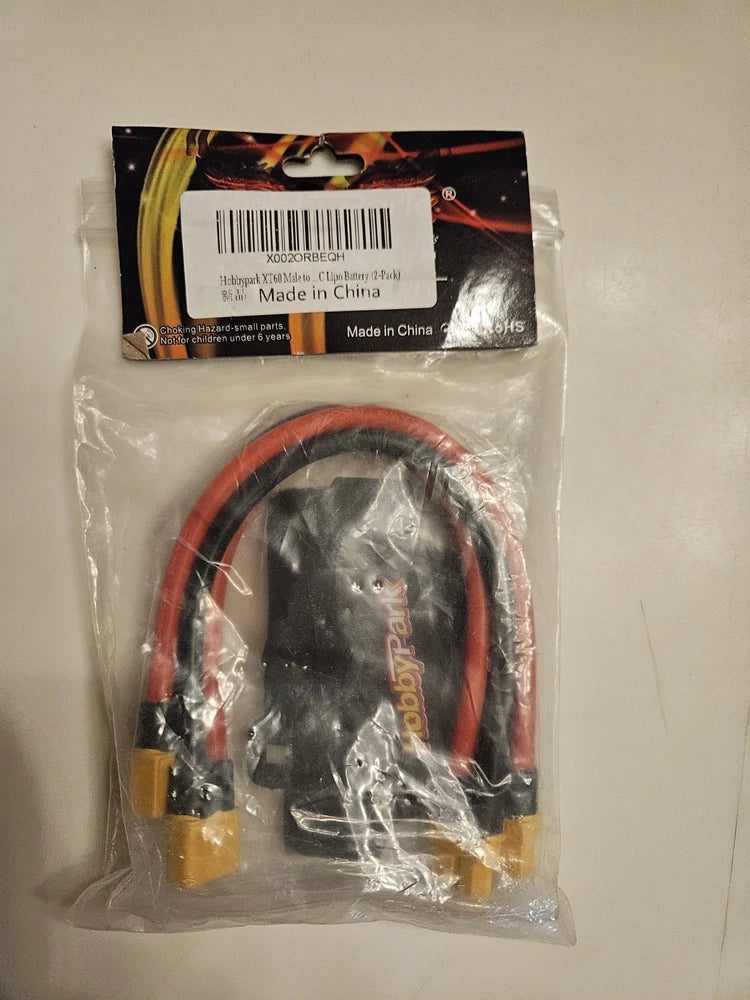 2 Cable - Hobbypark XT60 Male to Female Adapter Connectors Converter Plugs 10AWG Converter