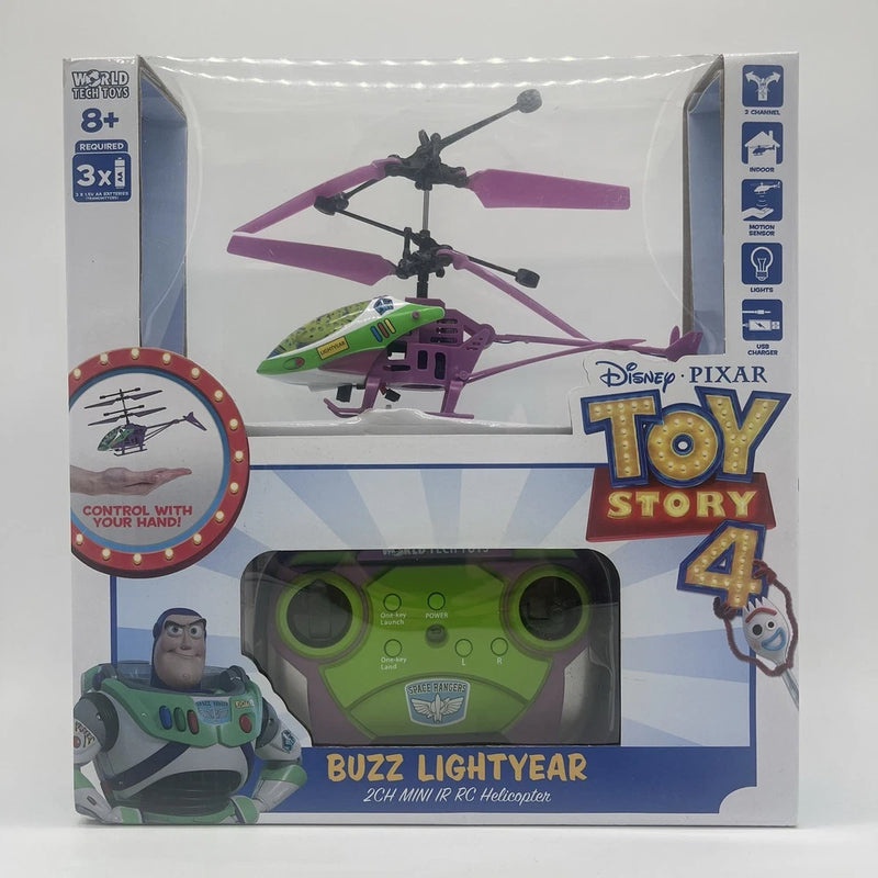 World Tech Toys Disney Toy Story 4 Buzz Lightyear 2CH Mini IR RC Helicopter