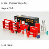 XCARTOYS 1/64 Scale Repair Shop Tools for Model Car Display Scenery 16Pcs / Set