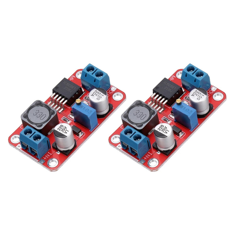 2Pcs XL6019 3-35V to 5-40V 3A Boost Converter Voltage Regulator Adjustable