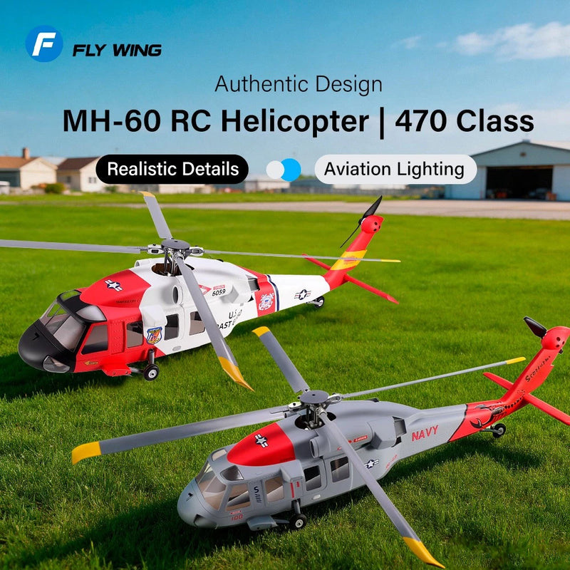 UPS Express Ship Fly Wing MH-60 SeaHawk/JayHawk GPS RC Helicopter Without Duty