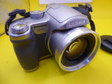 Panasonic Lumix DMC-FZ7  Digital Bridge Camera - silver + strap  + battery