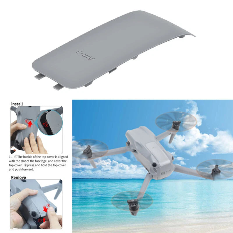 For DJI Air 3 Drone RC Body Cover 4G Module Cooling Cover Enhanced Plastic Parts