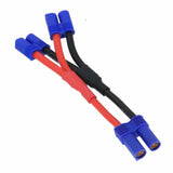 Parallel Wire EC5 1 Female to 2 Male EC3 12AWG 5+5CM Y Cable Hobbies Toys RC FPV