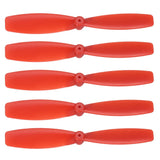 5 Set 55mm/2 Inch Propeller 2-Vane Blades Props, Red