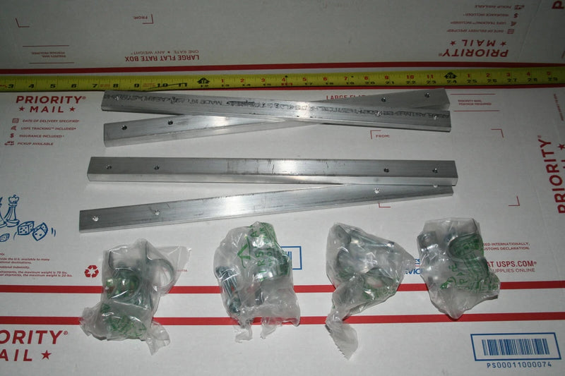 Robot Frame Rails and Motor Mounts - Robot - Drone  - Rov Mk3 12v -Wide Body 16"