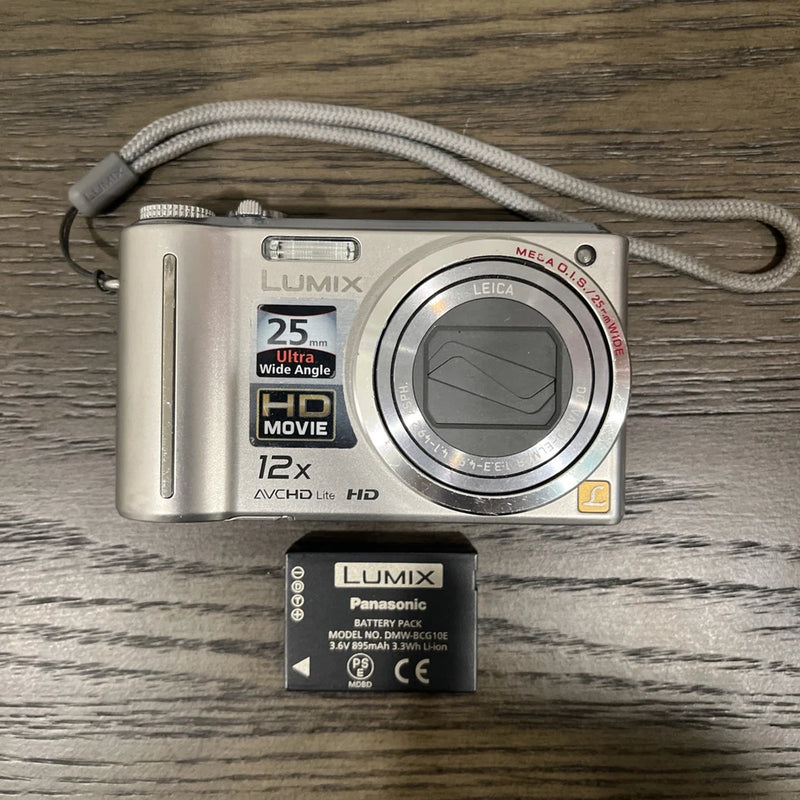 Panasonic Lumix DMC-ZS3 Silver 3.0" LCD 10.1MP 12x Optical Zoom Digital Camera