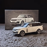 1/64 Alloy White Range Rover Diecast - Luxury SUV Collectible Model Display