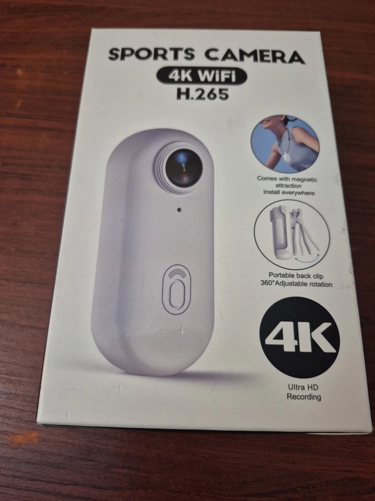 4K Sports Camera, Go Snap Body Cam, Wearable Mini Action Camera,